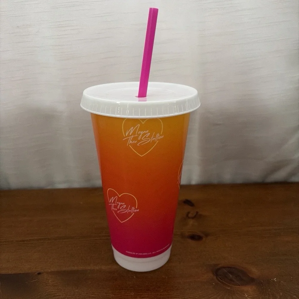 Dunkin' Donuts Megan Thee Stallion Limited Edition Cup (with Straw)